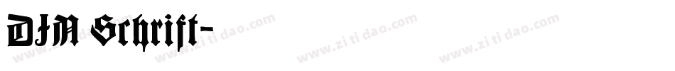 DIN Schrift字体转换